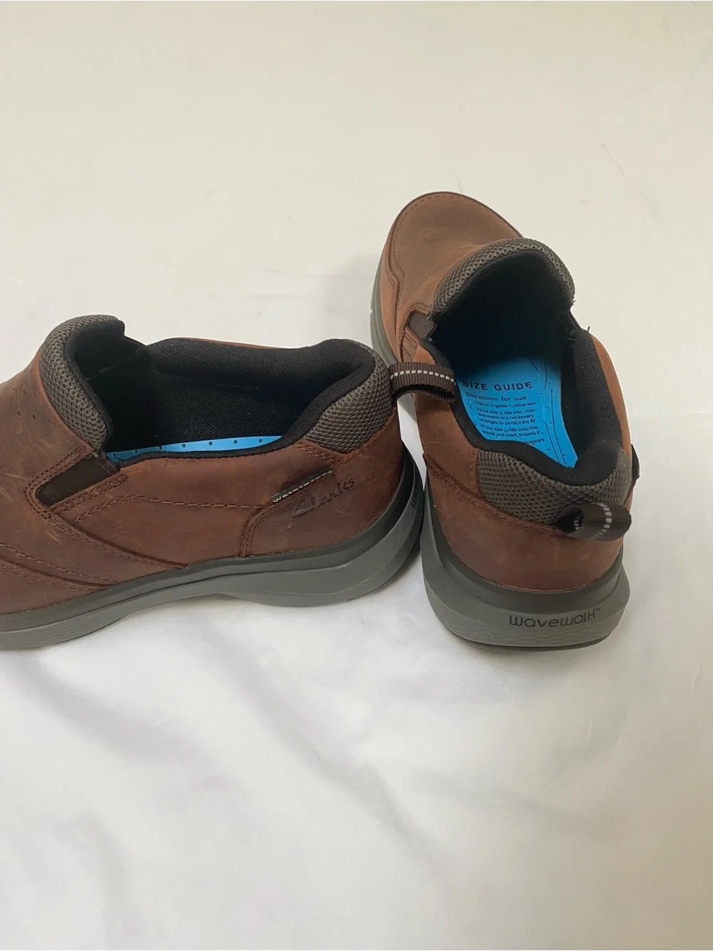 Clarks brown leather